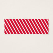 Rood  brandwonden / Label brandblusmotor Mini Visitekaartjes (Achterkant)