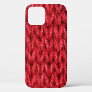 Rood breiwol textuur achtergrond. Case-Mate iPhone case