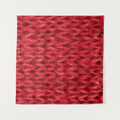 Rood breiwol textuur achtergrond. wandkleed (Voorkant (horizontaal))