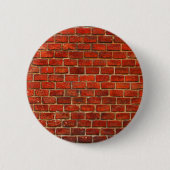 Rood Brick-wandtextuur Ronde Button 5,7 Cm (Voorkant)