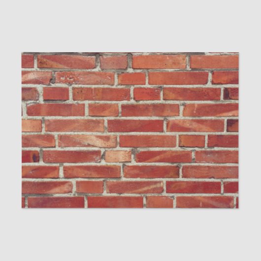 Rood Brick-wandtextuur Tissuepapier (Voorkant)