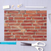Rood Brick-wandtextuur Tissuepapier (Craft)