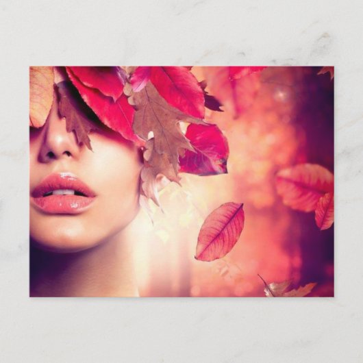 rood briefkaart (Voorkant)