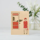 Rood Briefkaart (Staand voorkant)