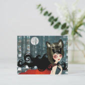 Rood Briefkaart (Staand voorkant)