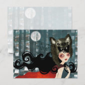 Rood Briefkaart (Voorkant / Achterkant)