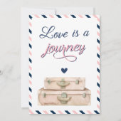 Rood Briefkaart Rood Blauw (Achterkant)