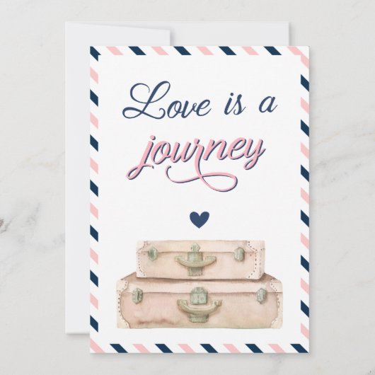 Rood Briefkaart Rood Blauw (Achterkant)