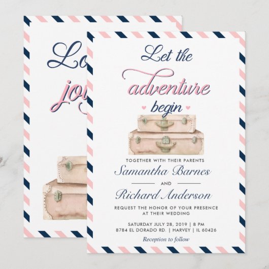 Rood Briefkaart Rood Blauw (Voorkant / Achterkant)