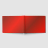 Rood bruiloft-guestbook, feestelijk decor, mooi gastenboek (Volledig)