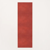 Rood Bruin Faux Leather Look Custom Sjabloon Yogamat (Voorkant)
