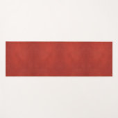 Rood Bruin Faux Leather Look Custom Sjabloon Yogamat (Voorkant (horizontaal))