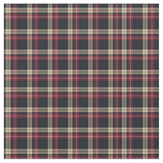Rood, Bruin geruite, Zwarte Tartan; Patroonontwerp Stof