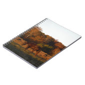 Rood bruin paard, herfst bossen. notitieboek (Linkerzijde)