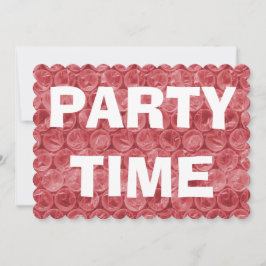 Rood bubbelplastic patroon kaart