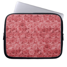Rood bubbelplastic patroon