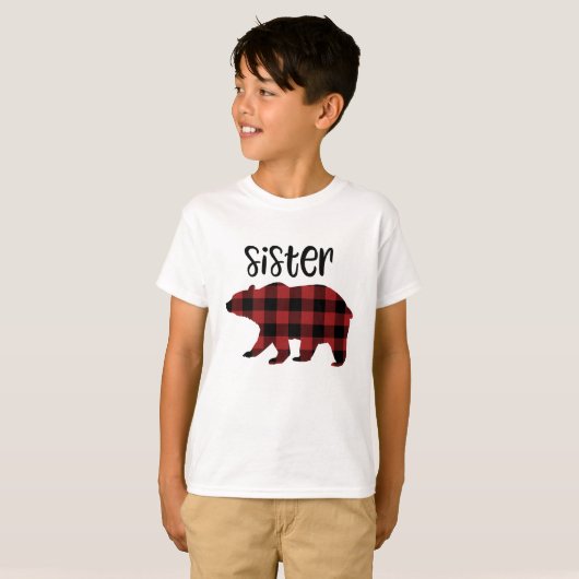 Rood buffalo Spierzuster Beer Holiday T-shirt (Voorkant volledig)