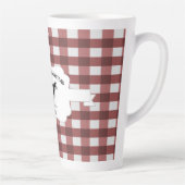 Rood buffel Boerderij Koe latte Mok (Rechts)