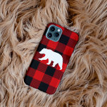 Rood buffelbord en wit Beer iPhone 11Pro Max Hoesje<br><div class="desc">Rood buffelbord en wit Beer</div>