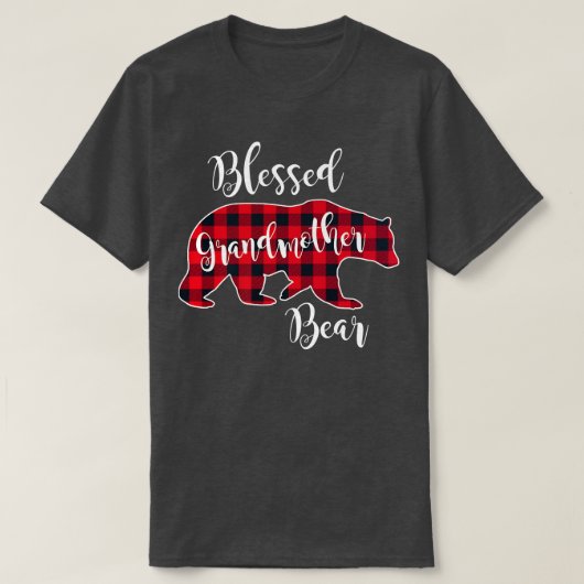 Rood buffelvat Beer van de grootmoeder T-shirt (Design voorkant)