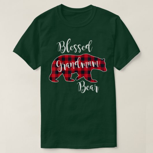 Rood buffelvat van het Beer van de gevlekte Omloop T-shirt (Design voorkant)