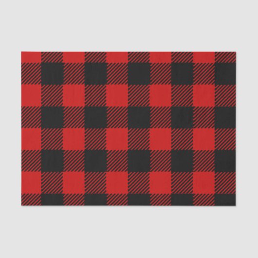 Rood buffelweefsel tissuepapier (Voorkant)