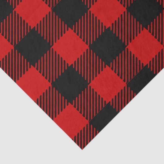 Rood buffelweefsel tissuepapier (Detail)