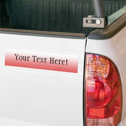 Rood bumpersticker (Op Truck)