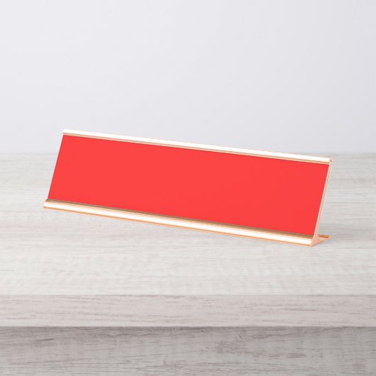 Rood Bureau Naambordje (Voorkant)