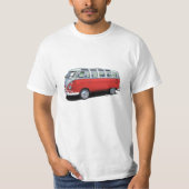 Rood busje T-shirt transporter (Voorkant)