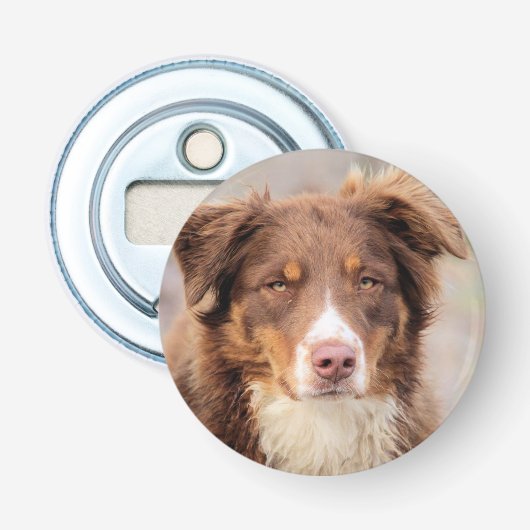 Rood Button Flesopener (Voorkant)