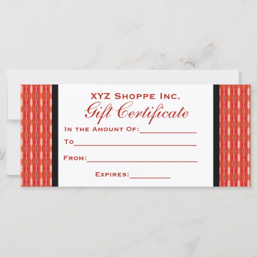 rood cadeaucertificaat (Achterkant)