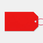 Rood Cadeaulabel (Voorkant (Horizontaal))