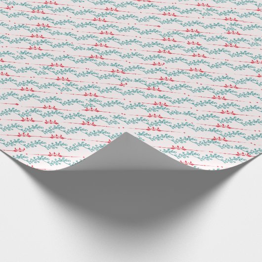  rood cadeaupapier (Hoek)