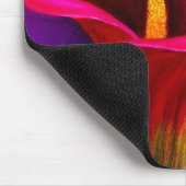 Rood Cala Lily Flower Painting Art - Multi Muismat (Hoek)