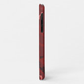 Rood camouflagepatroon Case-Mate iPhone case (Achterkant/links)