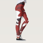 Rood camouflagepatroon leggings (Rechts)