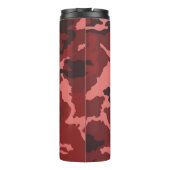 Rood camouflagepatroon thermosbeker (Achterkant)