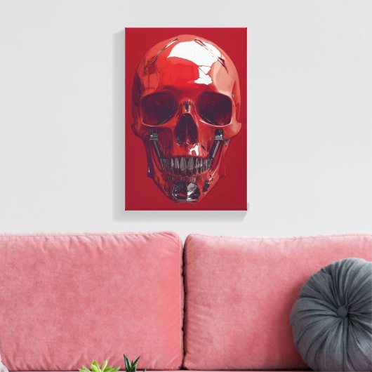 ROOD CANVAS AFDRUK (Insitu (Woonkamer))