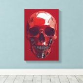 ROOD CANVAS AFDRUK (Insitu (Houten vloer))