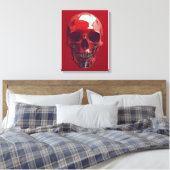 ROOD CANVAS AFDRUK (Insitu (Slaapkamer))