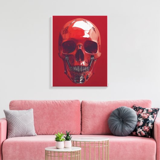 ROOD CANVAS AFDRUK (Insitu (Woonkamer))