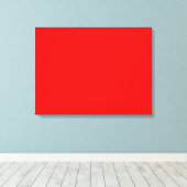Rood Canvas Afdruk (Insitu (Houten vloer))