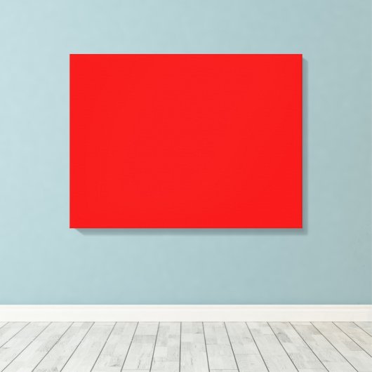 Rood Canvas Afdruk (Insitu (Houten vloer))
