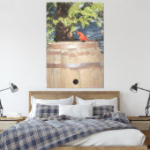 Rood Canvas Afdruk (Insitu (Slaapkamer))