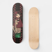 Rood Caped Quantum Cutie Skateboard (Voorkant)