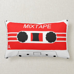 Rood Cassettebandje Kussen