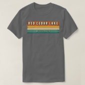 Rood Cedar Lake Boating Vist  T-shirt (Design voorkant)