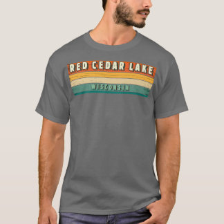 Rood Cedar Lake Boating Vist  T-shirt