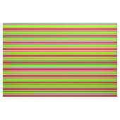 Rood, Chartreuse en Roze Lond Patroon Stof (Fat Quarter)